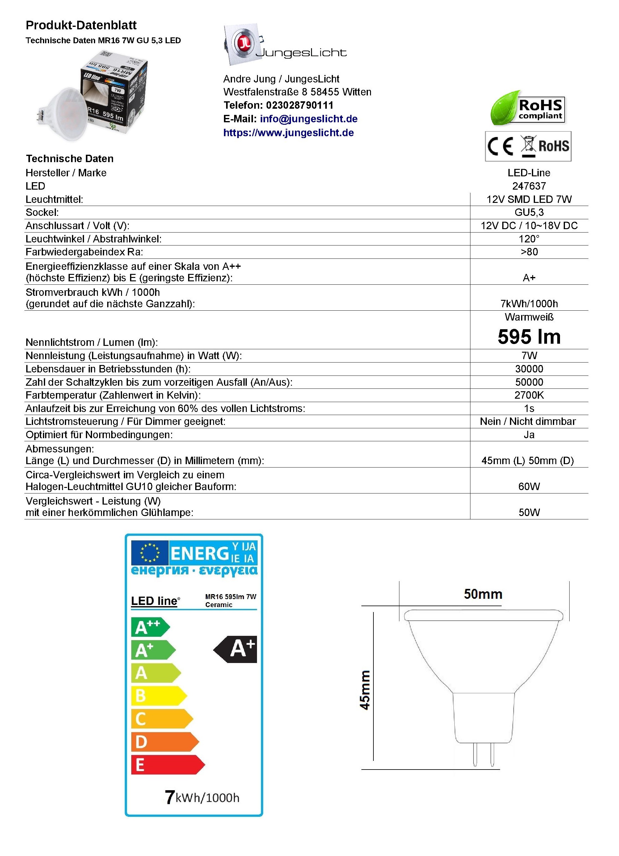 MR16-7W-LED