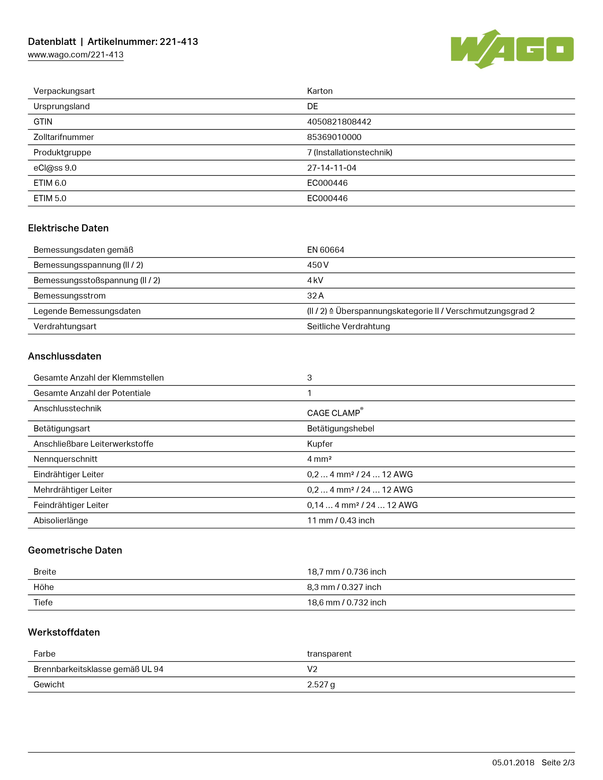 Datenblatt